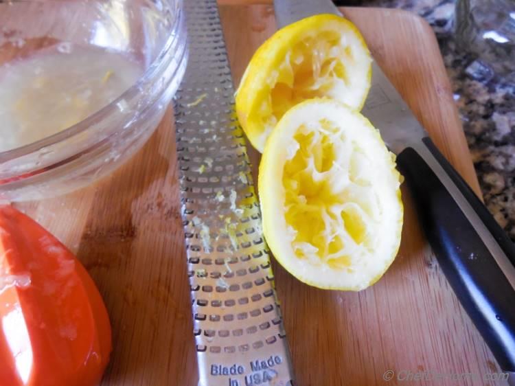 Artichoke and Garlic Pizza Sauce Ingredient - 2. Lemons, use lemons 