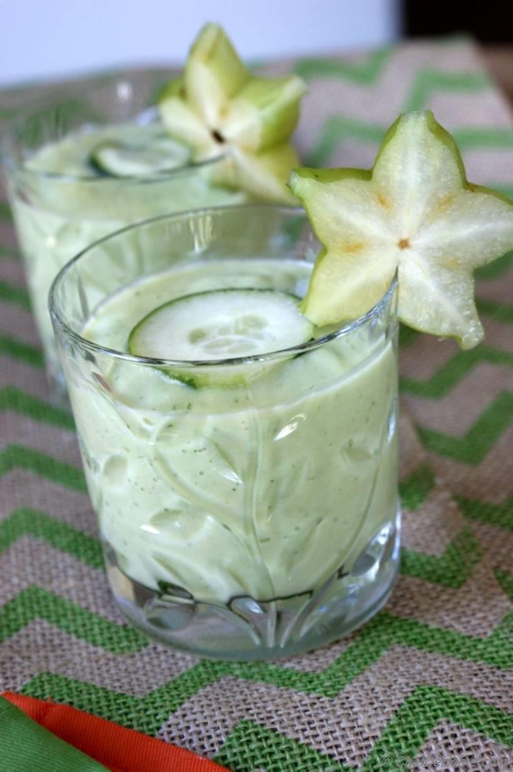 Cucumber and Avocado St Patricks Day Smoothie