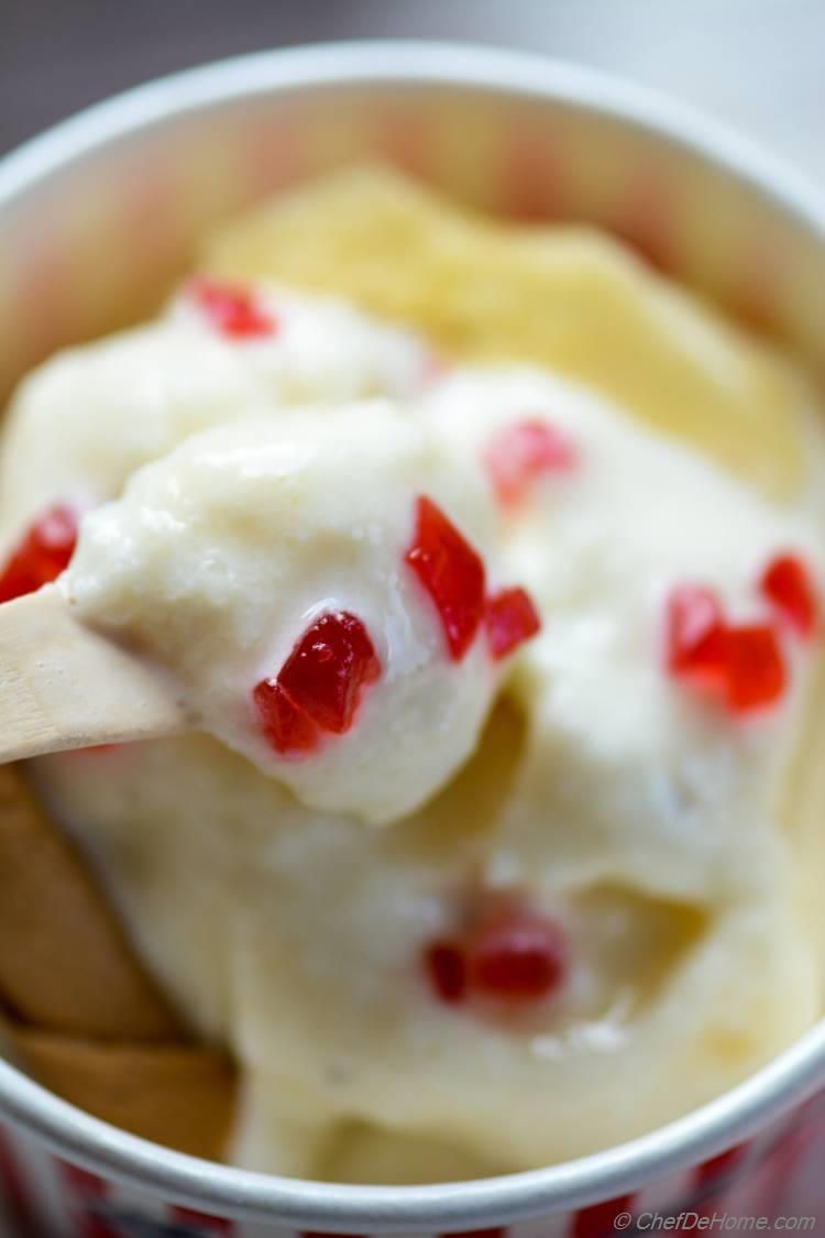 Creamy no-sugar no-eggs Instant Banana Pudding Frozen Yogurt