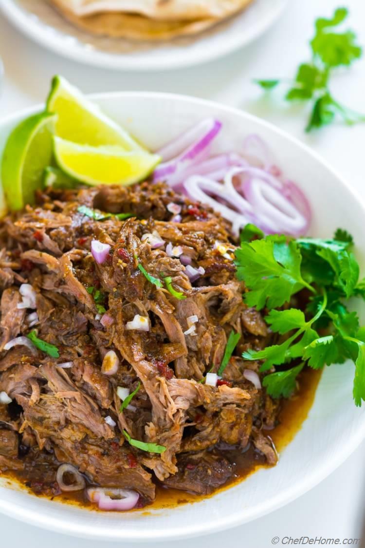 Best Lamb Barbacoa with easy Slow cooker Method