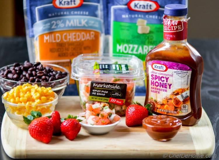 Krafts Products used to make BBQ Chicken Quesadilla | chefdehome.com