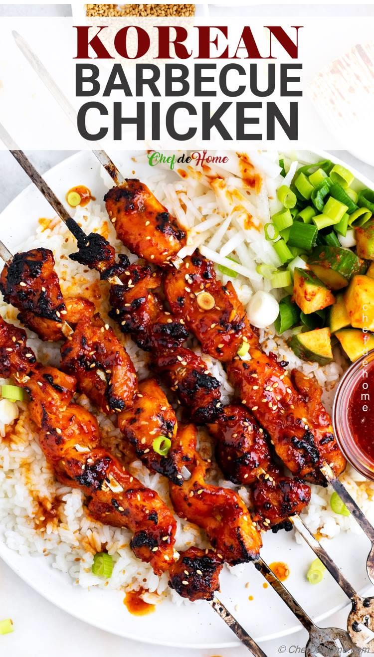 BBQ Korean Chicken - AnotherFoodBlogger