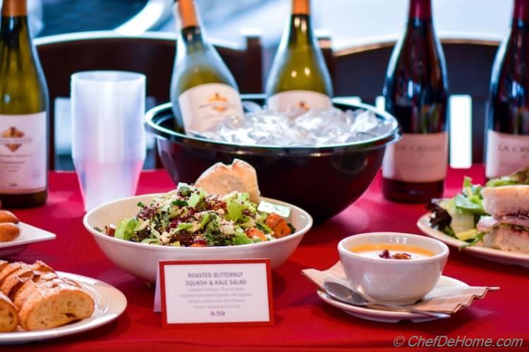 Roasted Butternut Squash and Kale Salad at Boudin | chefdehome.com