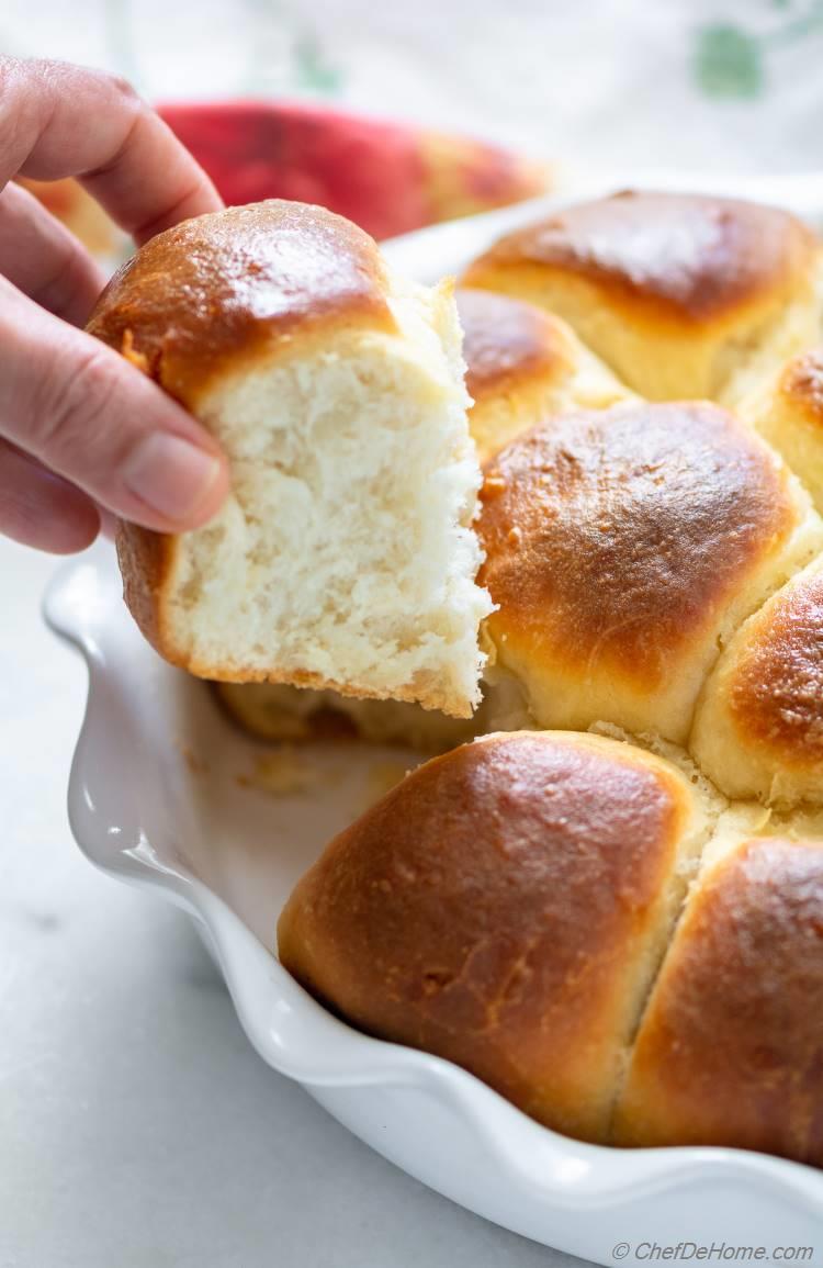 No-Knead Dinner Rolls