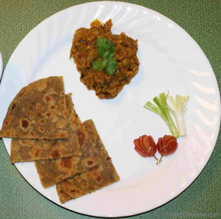 Roasted Eggplant Curry - Indian Baingan Bharta