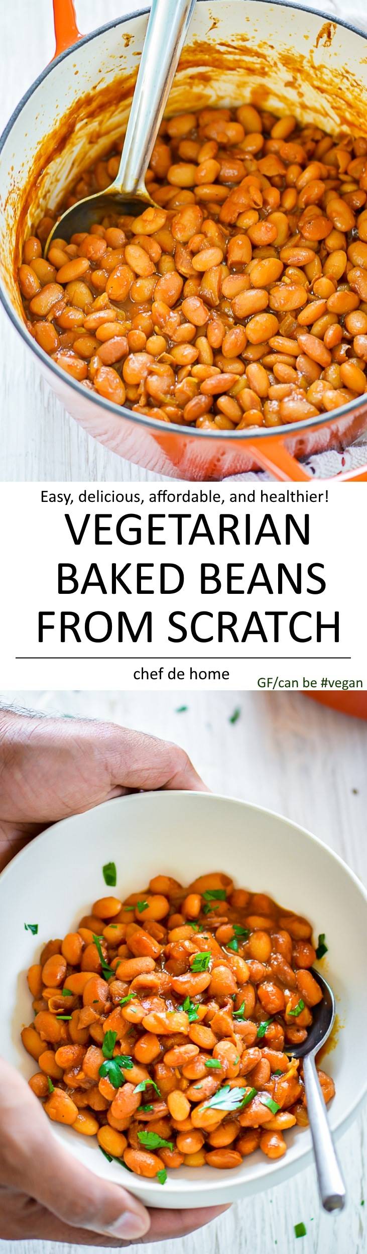 Vegetarian baked beans flavorful healthy and made from scratch | chefdehome.com