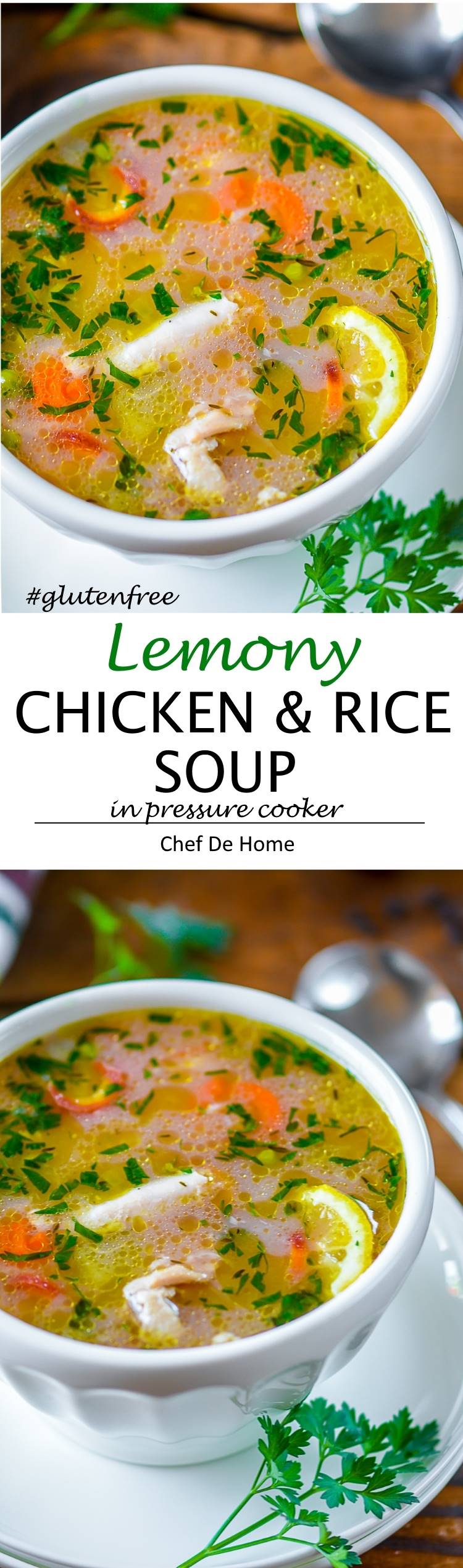 Made from scratch Lemony Chicken and Rice Soup | chefdehome.com