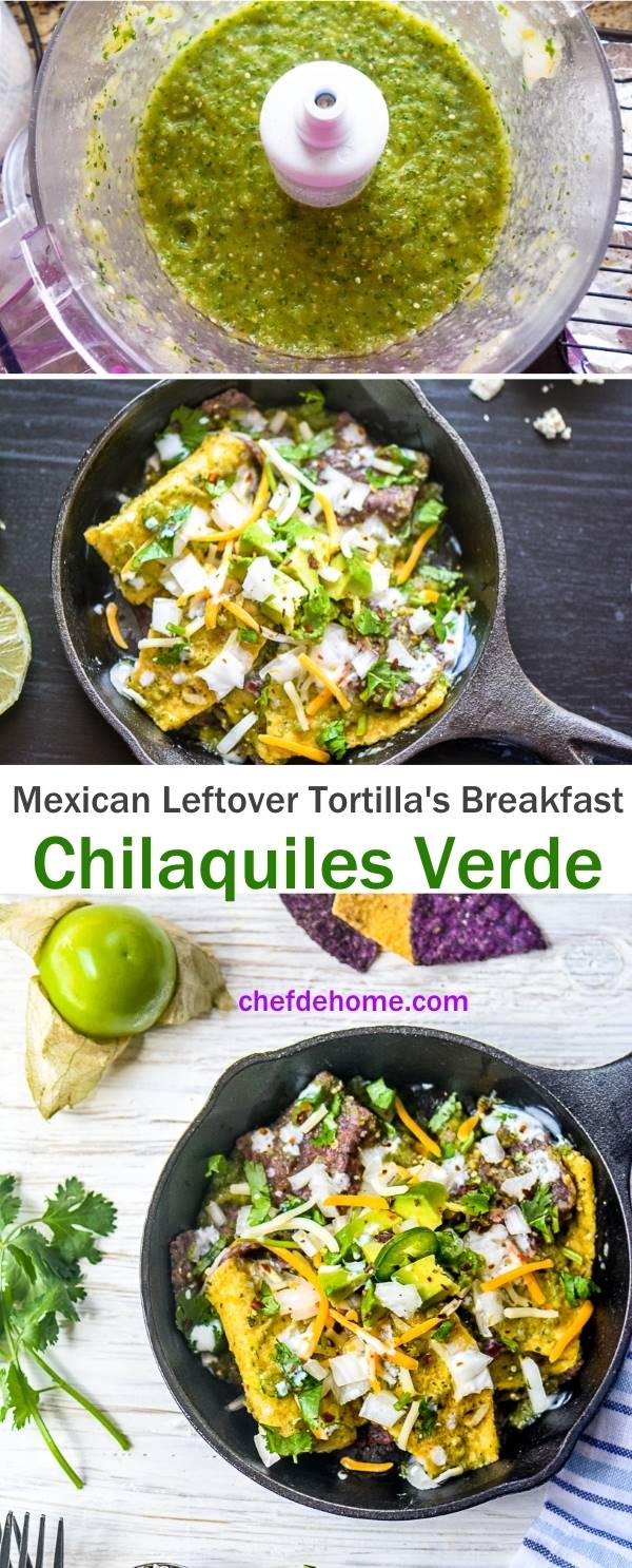 Zesty and Scrumptious bowl of Mexican chilaquile are favorite of every one on breakfast table | chefdehome.com 