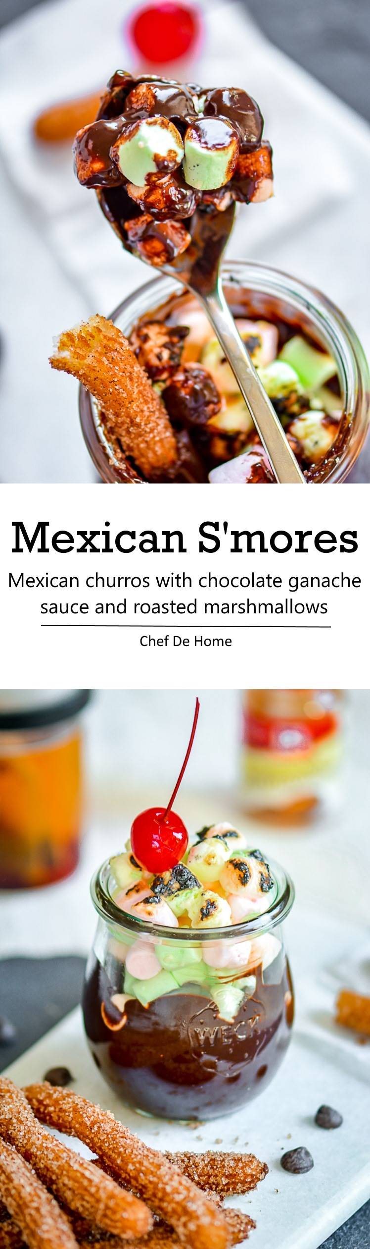 Mexican Chocolate SMores for Cinco De Mayo celebration or simply best summer family times ahead | chefdehome.com