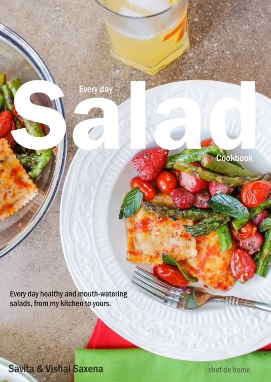 Collection of Healthy Every Day Salads in a Affordable Cookbook