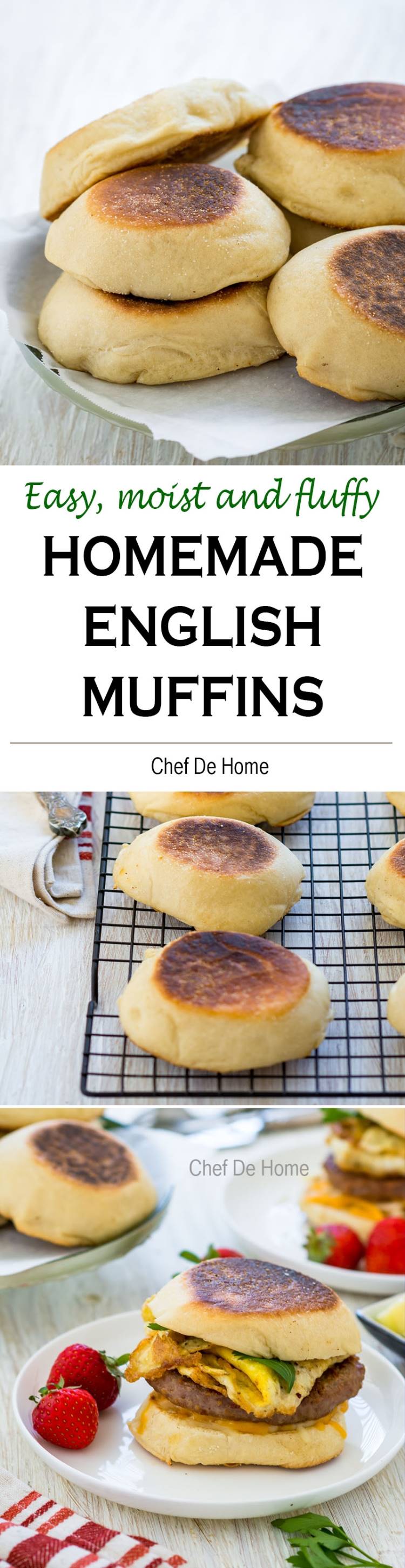 Fluffy English Muffins