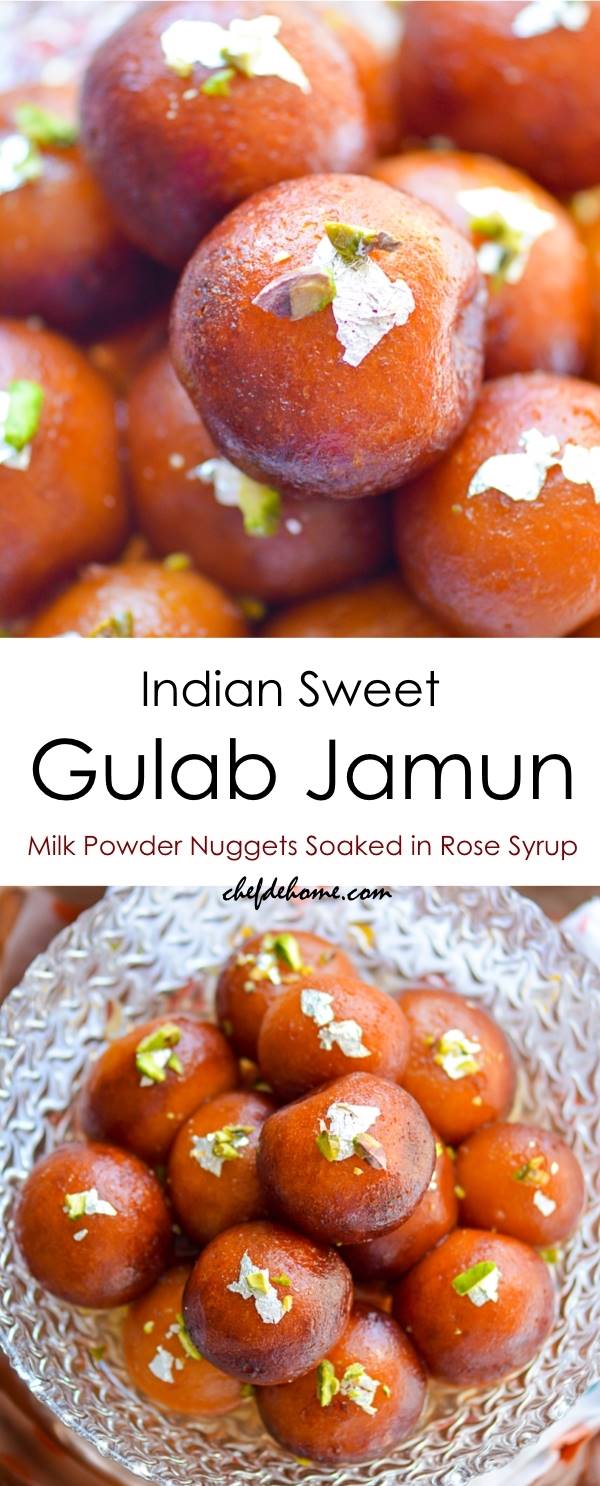 Easy Indian Gulab Jamun with Milk Powder Recipe | ChefDeHome.com