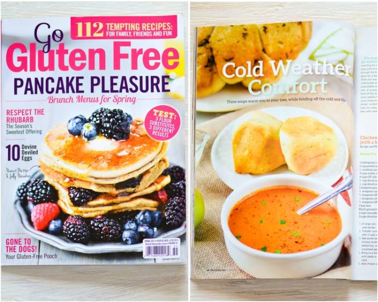 My Creamy Tomato Soup Recipe in Go Gluten Free Magazine