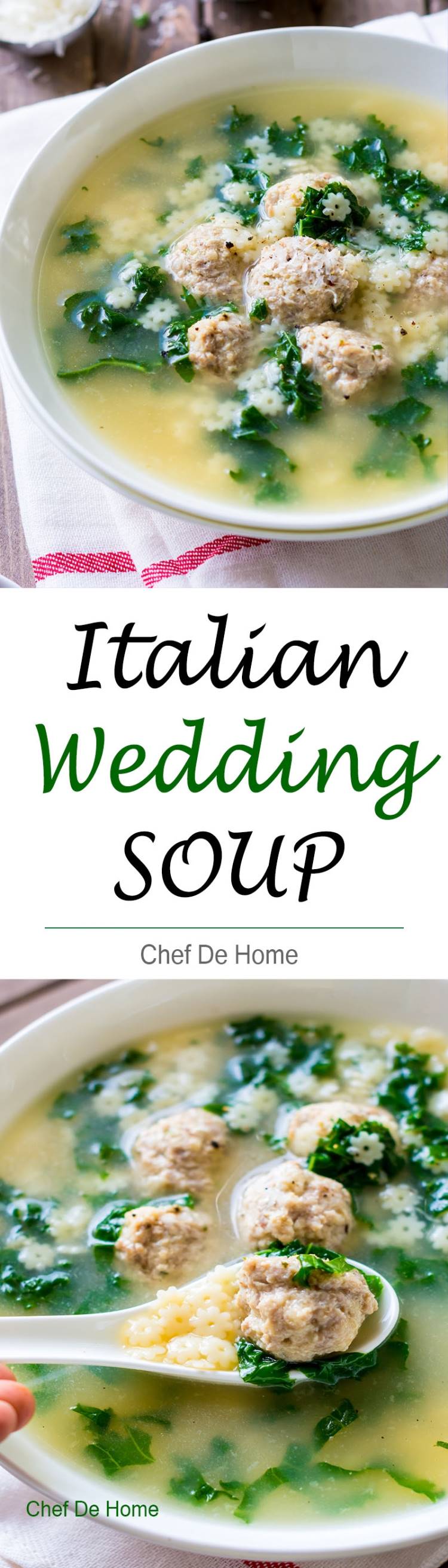 One Pot Italian Wedding Soup Recipe | ChefDeHome.com