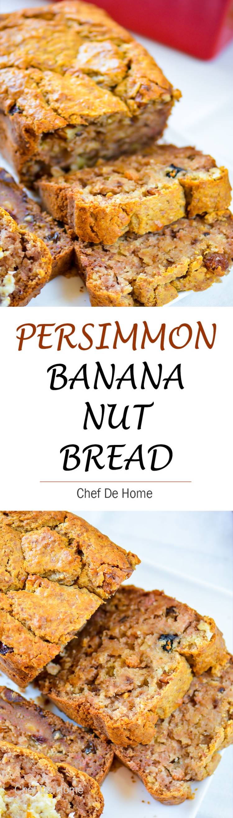 Breakfast for holiday with persimmon banana bread | chefdehome.com