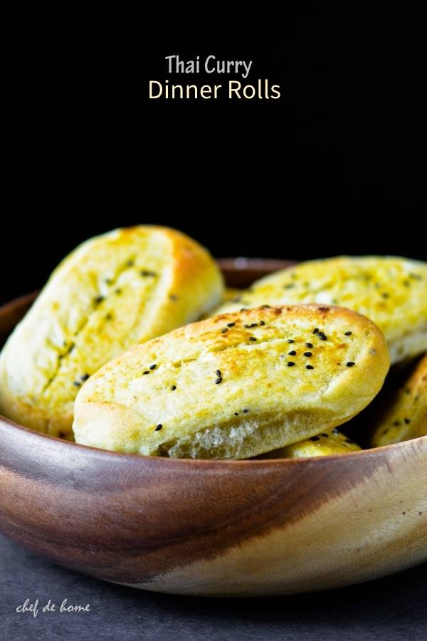 Vegan Thai Curry Coconut Dinner Rolls The most aromatic flavorful family dinner recipe 