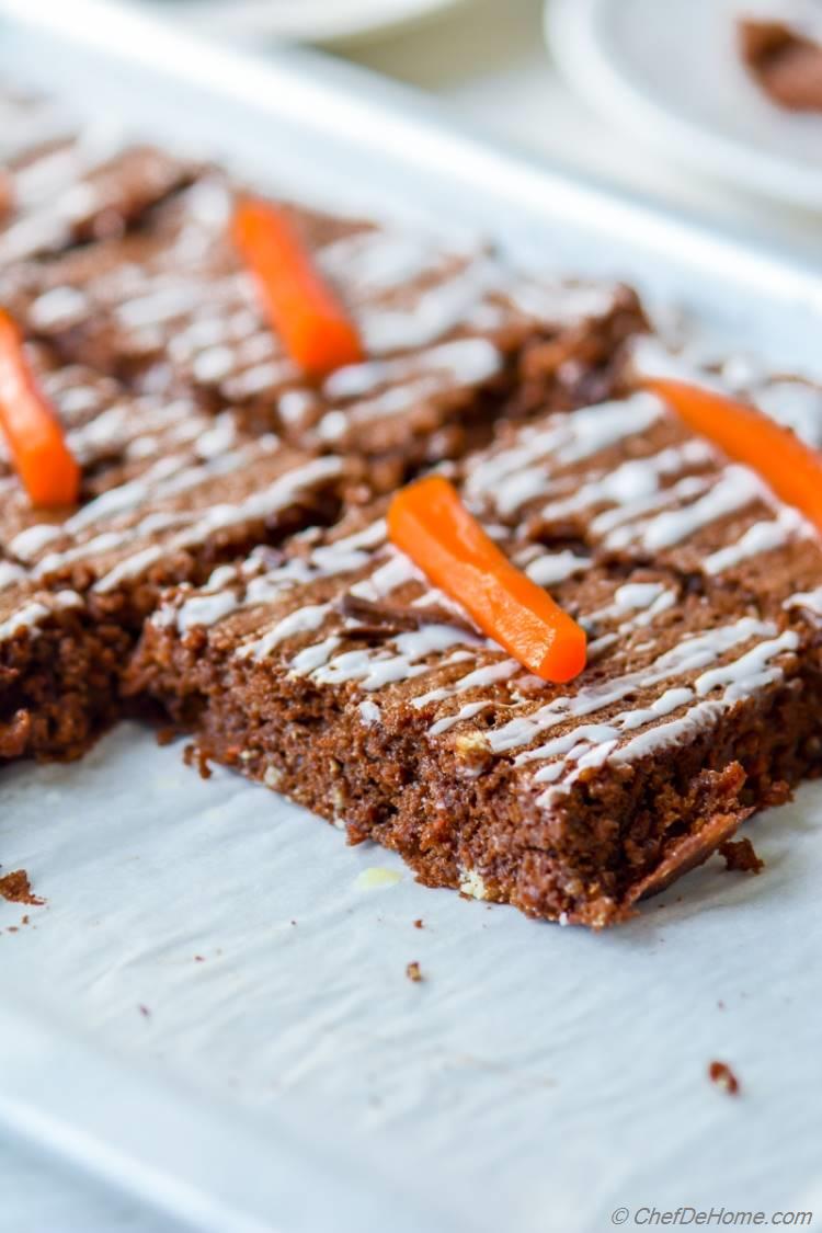 gluten free and dairy free almond butter carrot cake | chefdehome.com 