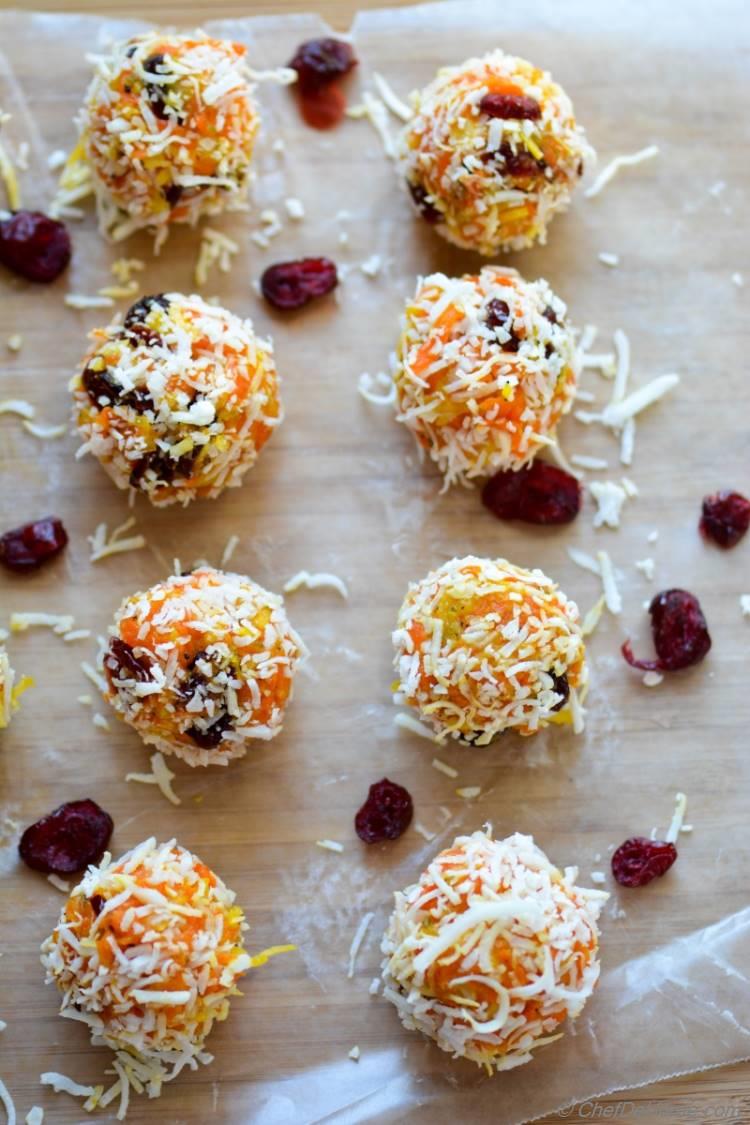 New take on Carrot Halwa and Coconut Ladoos which are healthy comforting and yummy