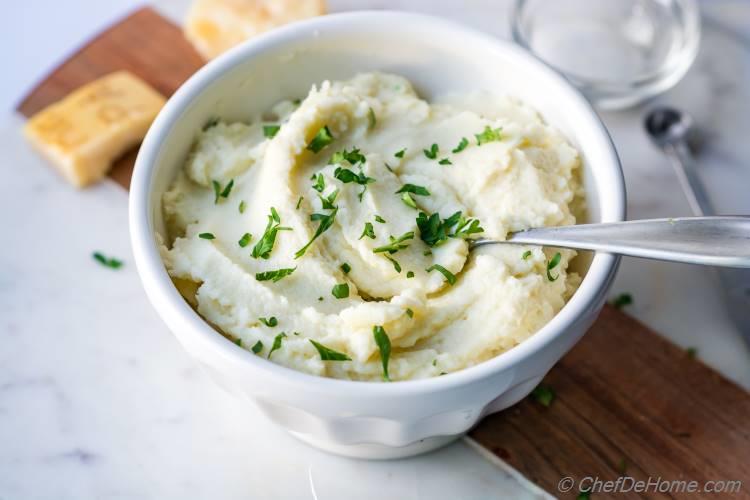 Easy Cauliflower Mashed Potatoes Recipe