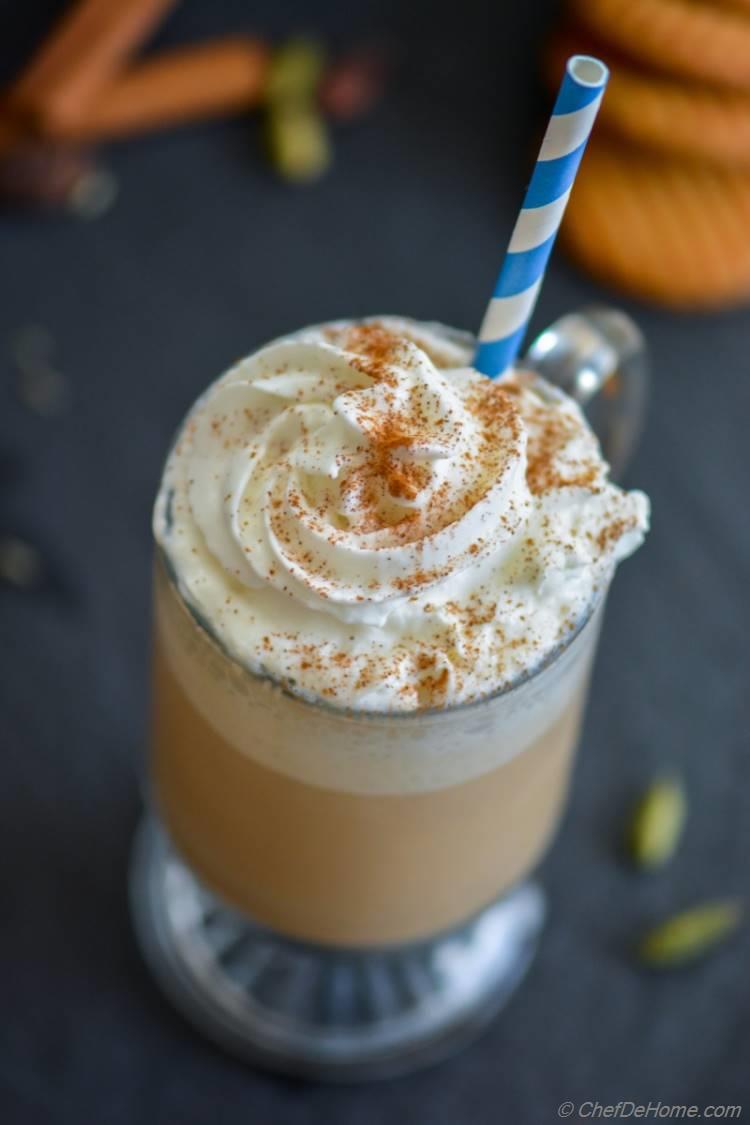 Find out how to make Chai Tea Frappuccino at home | chefdehome.com