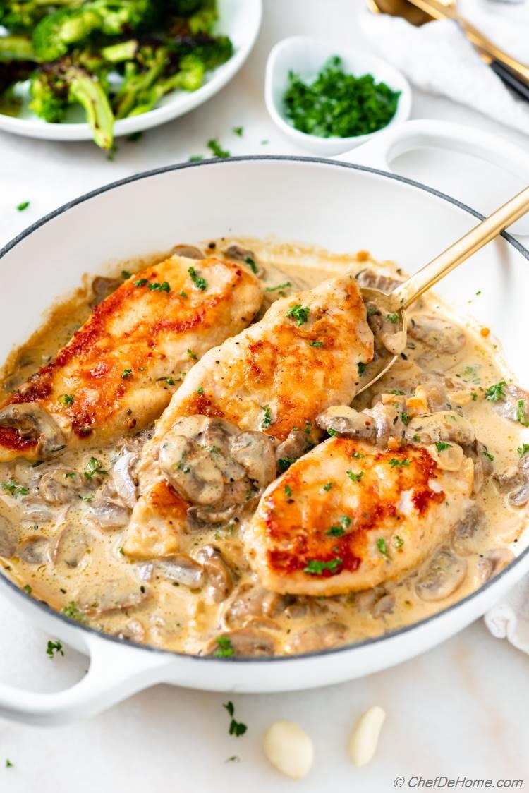 Chicken and Mushroom Sauce