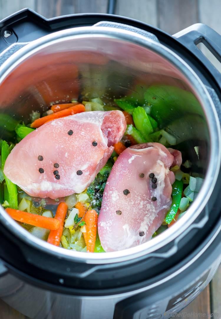 Chicken Noodle Soup Ingredient Instant Pot