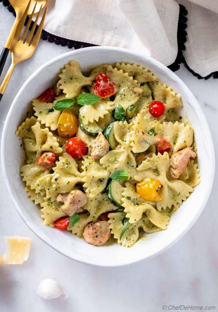 Pesto Chicken Pasta recipe