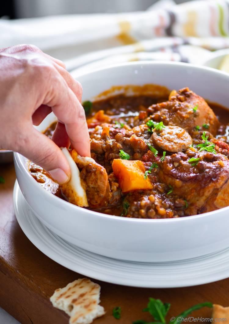 Spiced Ethiopian Style Chicken Stew