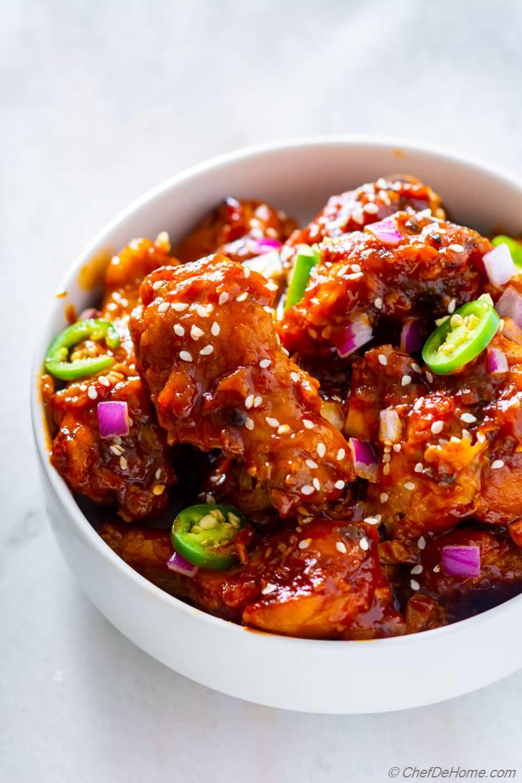 Instabnt Pot Wings with Sweet and Sour BBQ Sauce