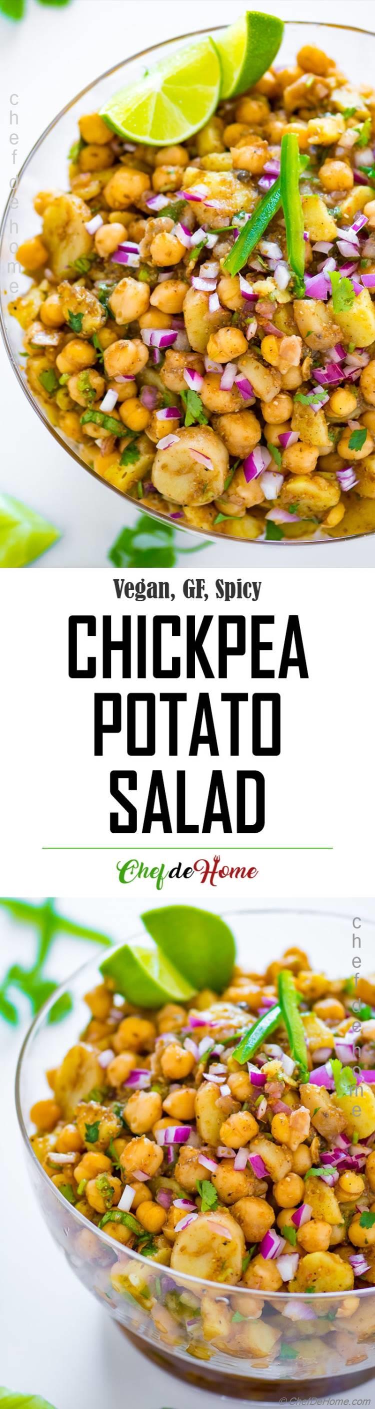Delicious Vegan and Gluten Free Spicy Chickpea Salad