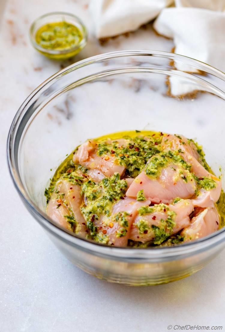 Fresh Chimichurri Marinade for Chicken