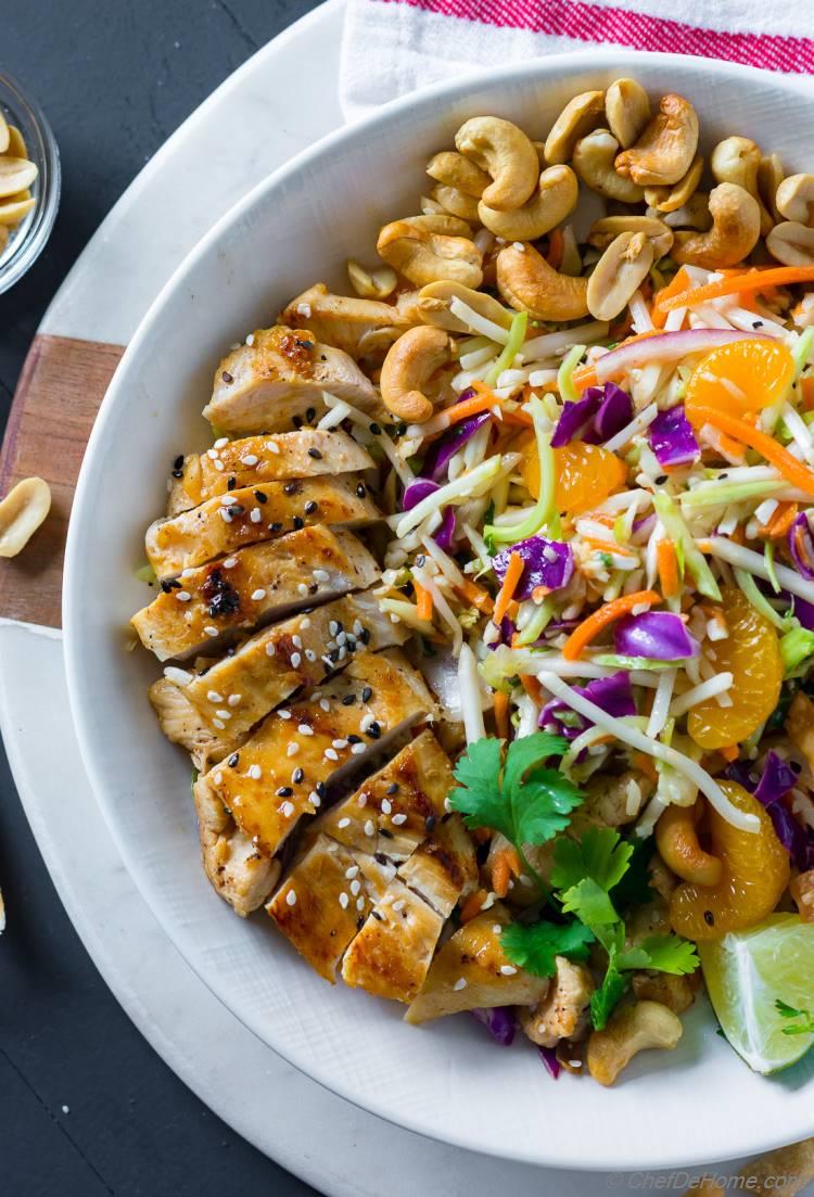 Grilled Sesame Chicken for Chinese Chicken Salad