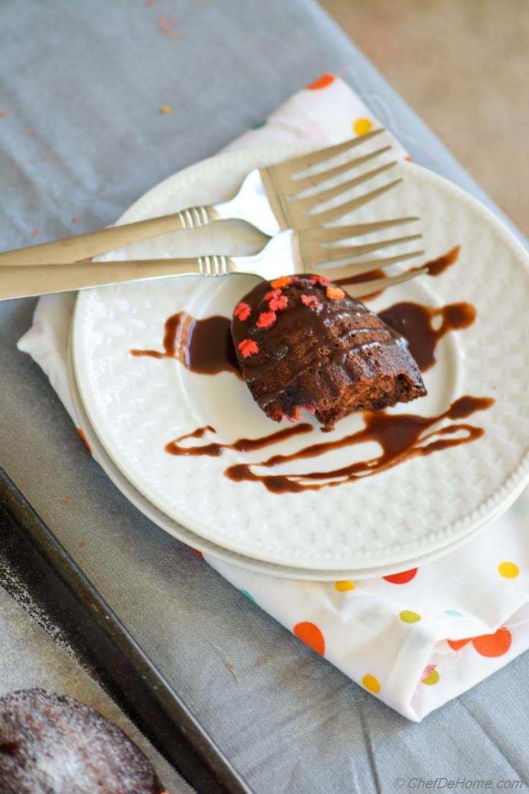 Holiday Chocolate Madeleines Baked with Raw Date Sugar