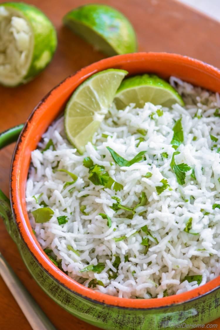 Cilantro Rice Like Chipotle Mexican Grill | chefdehome.com