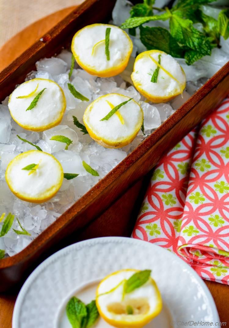 5-Ingredient Refreshing Coconut Lemonade Sorbet | chefdehome.com