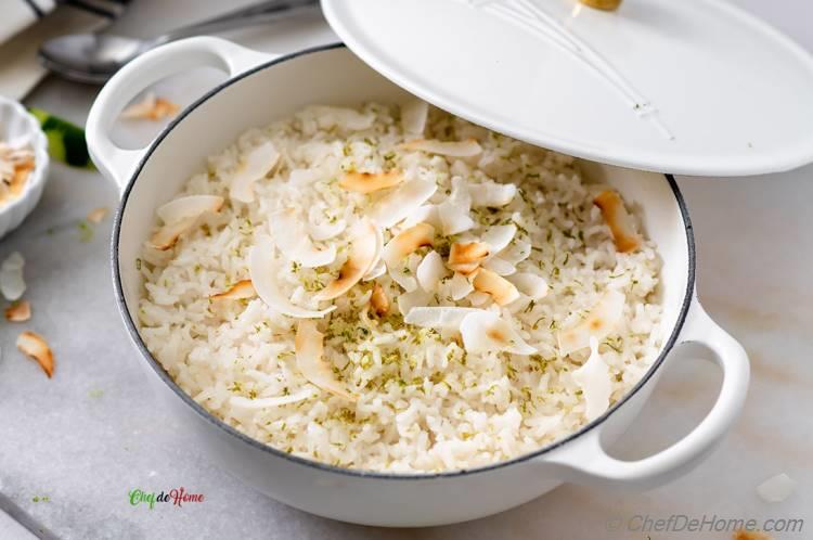 Coconut Rice Cooked in Coconut Milk