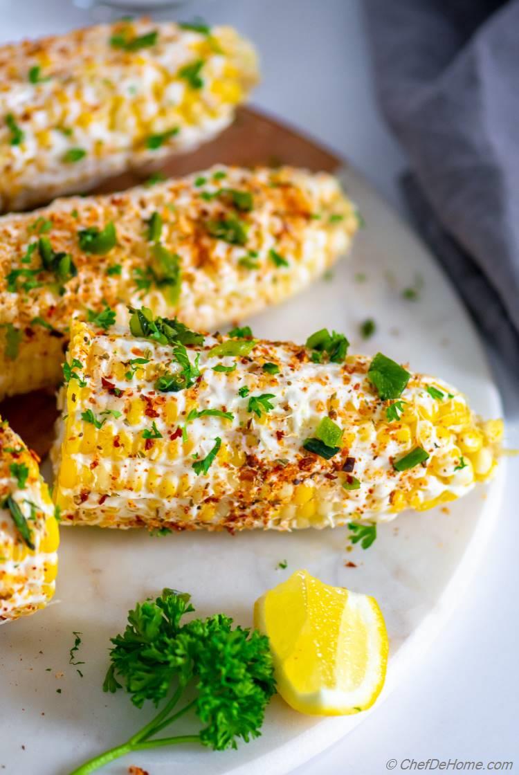 Seasoned Corn On Cob 