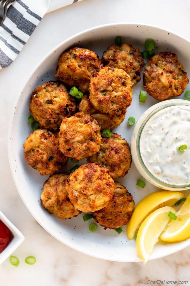 Easy Baked Mini Crab Cakes