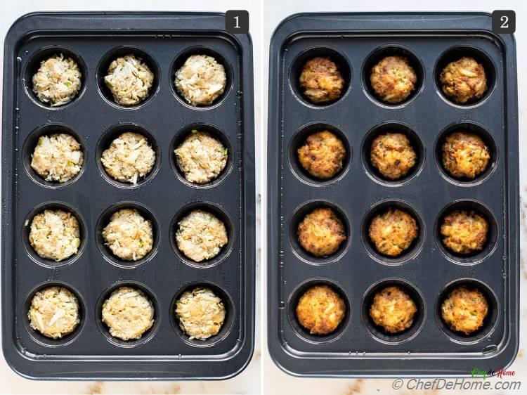 Baking Crab Cakes Muffin Tin