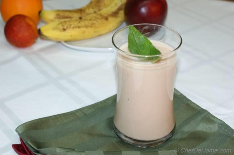 Super Charge Your Diet with Apple Cranberries Banana and Yogurt Smoothie