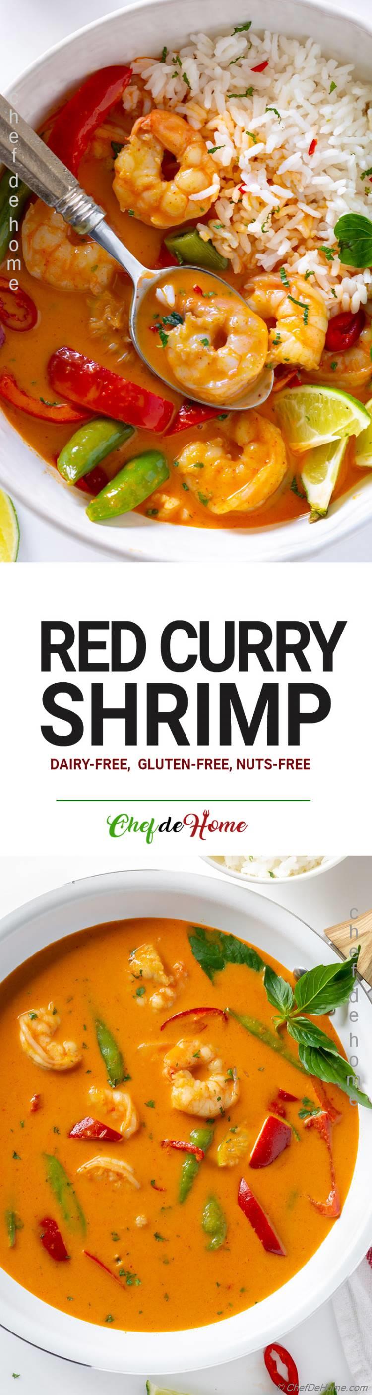 Coconut Curry Shrimp Creamy Thai Red Curry Recipe Chefdehome Com