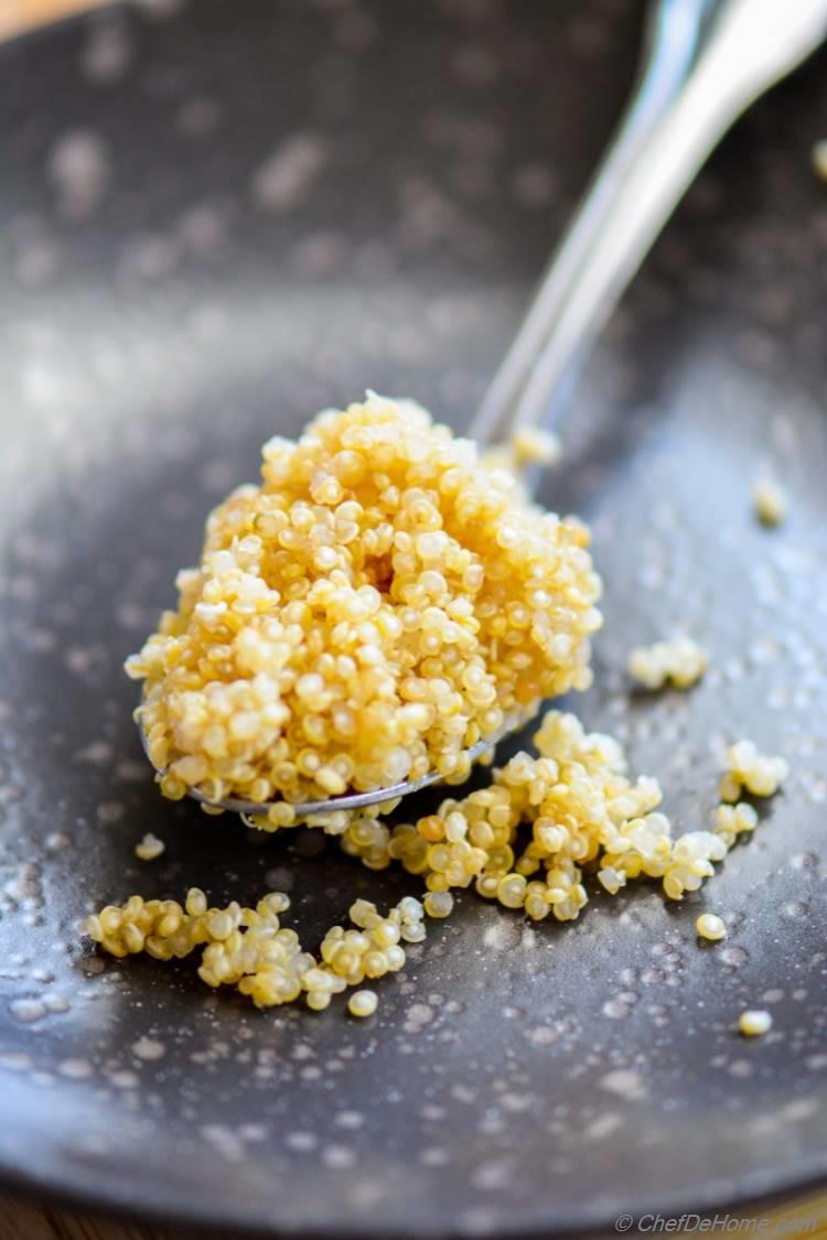 Lite and Fluffy Perfectly Cooked Quinoa | chefdehome.com