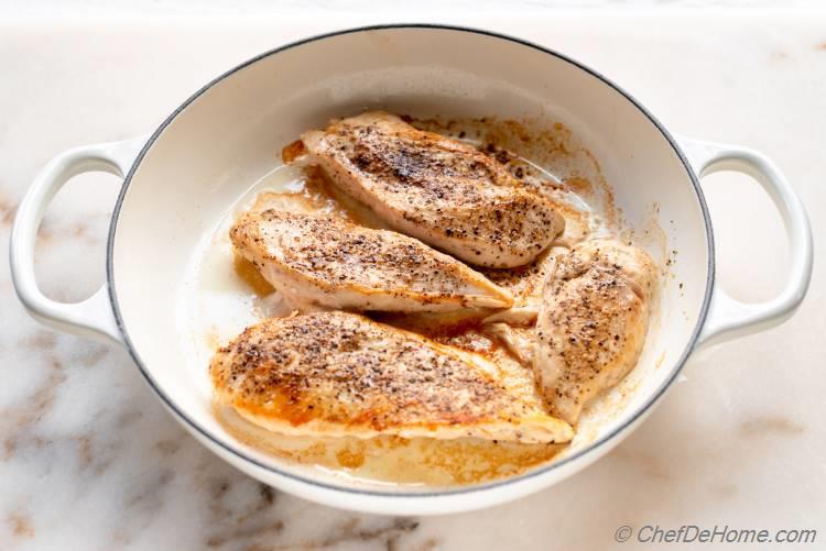 Cooking Chicken Breast for Chicken Dijon