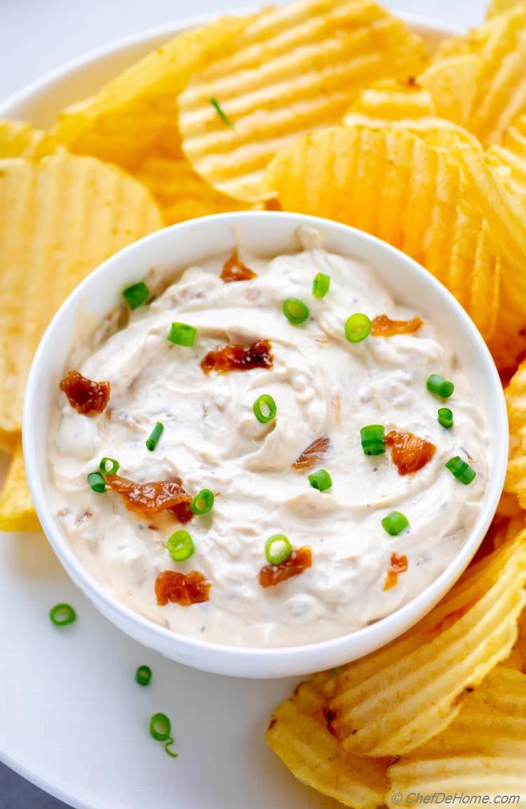 Made from scratch French Onion Dip