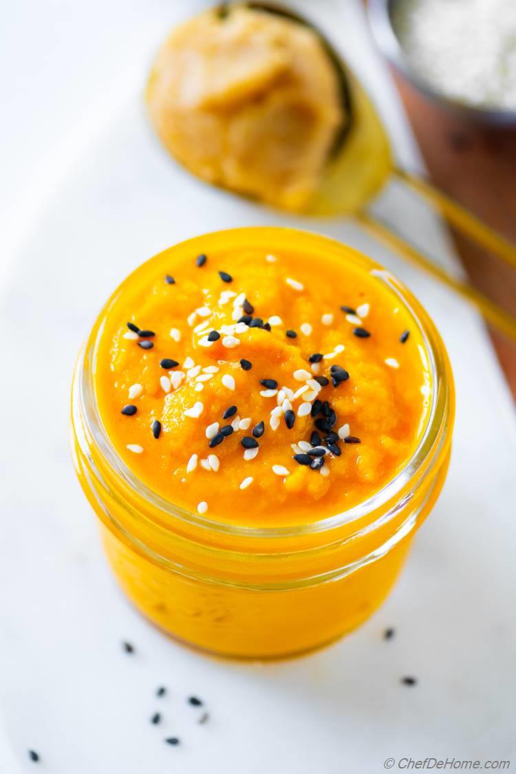 Carrot Ginger Miso Dressing or Dipping Sauce