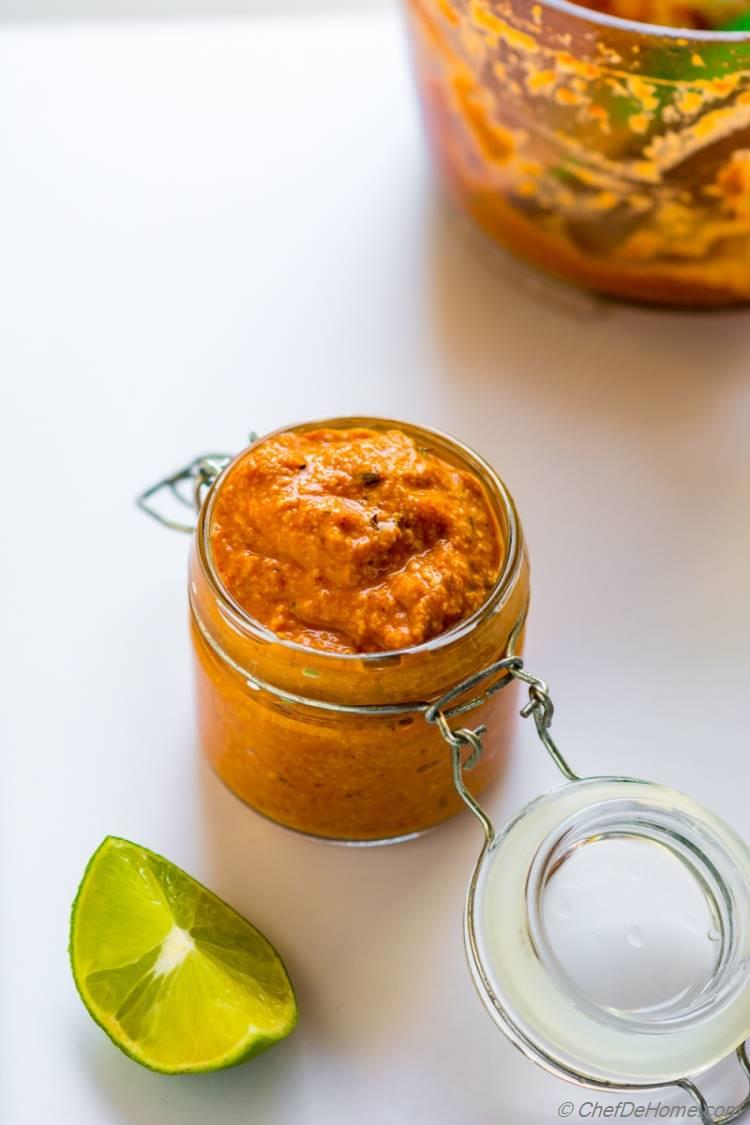 Homemade Vegan Red Enchilada Sauce with Cashews