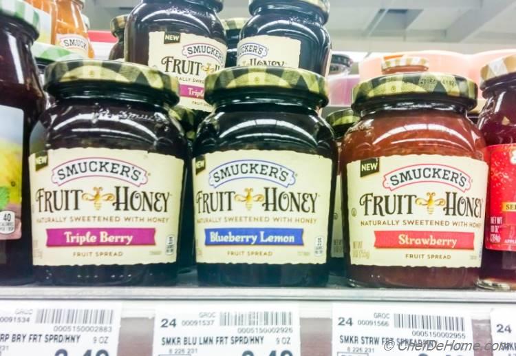 Smuckers Fruit and Honey Fruit Spread