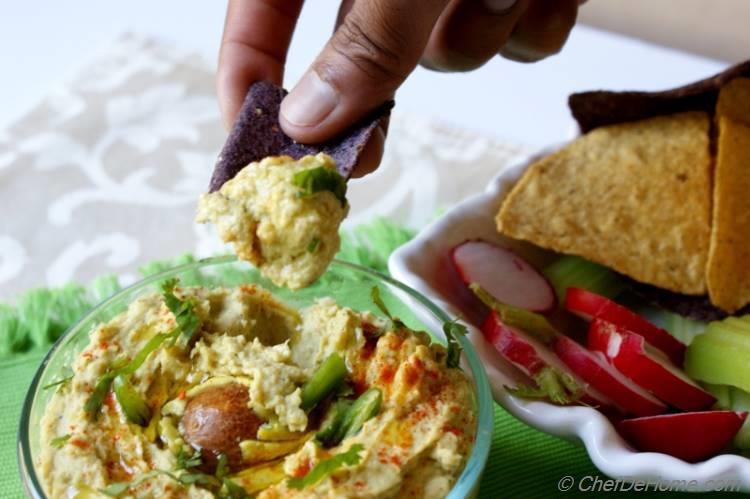 avocado hummus dip