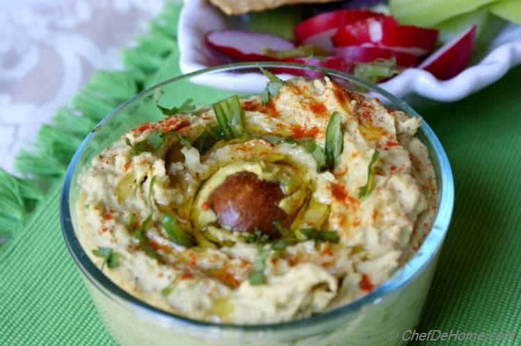 avocado hummus dip