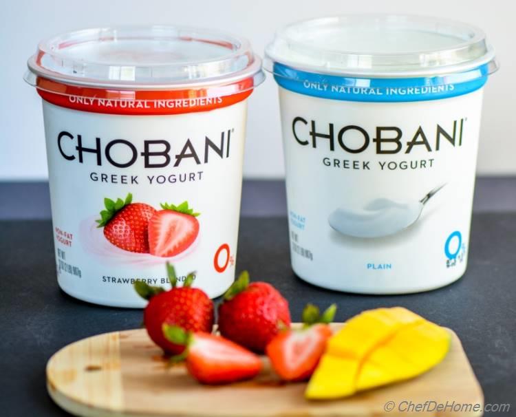 Chobani Non-Fat Greek Yogurt for Healthy Breakfast Smoothies | chefdehome.com